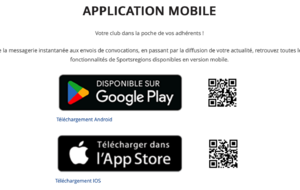 Application mobile du SVBC